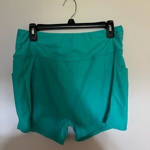 Women's Teal Swim Shorts